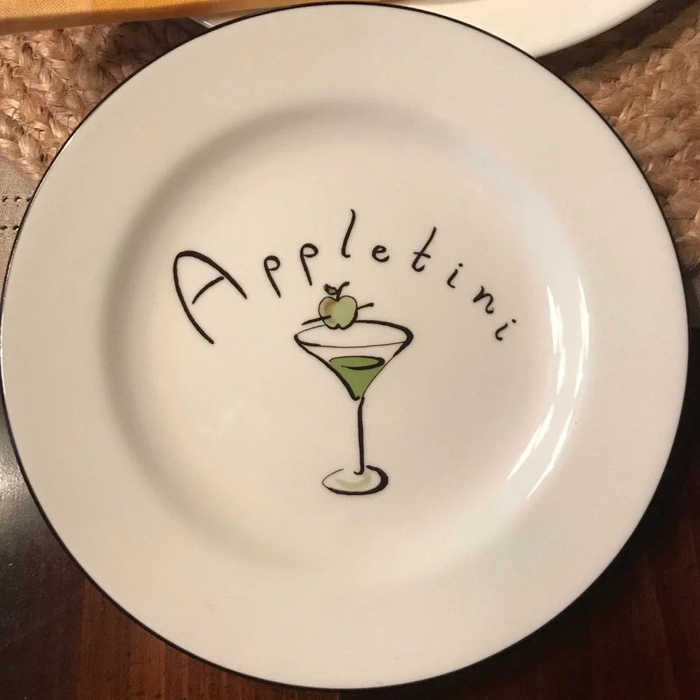 Pottery Barn Martini Plates